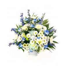 Blue Horizons Sympathy Basket - Standard